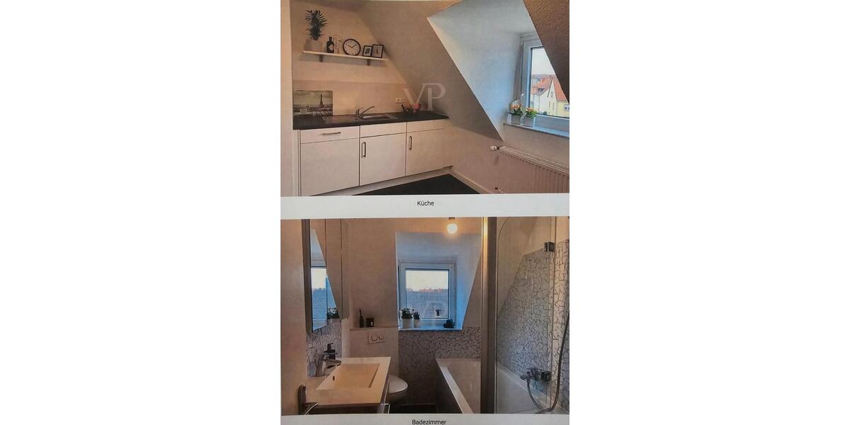 Dachgeschoßwohnung Schweinfurt Bellevue - 3 Zimmer, 65 m&sup2;, 170.000&euro; | Angebot:26940348