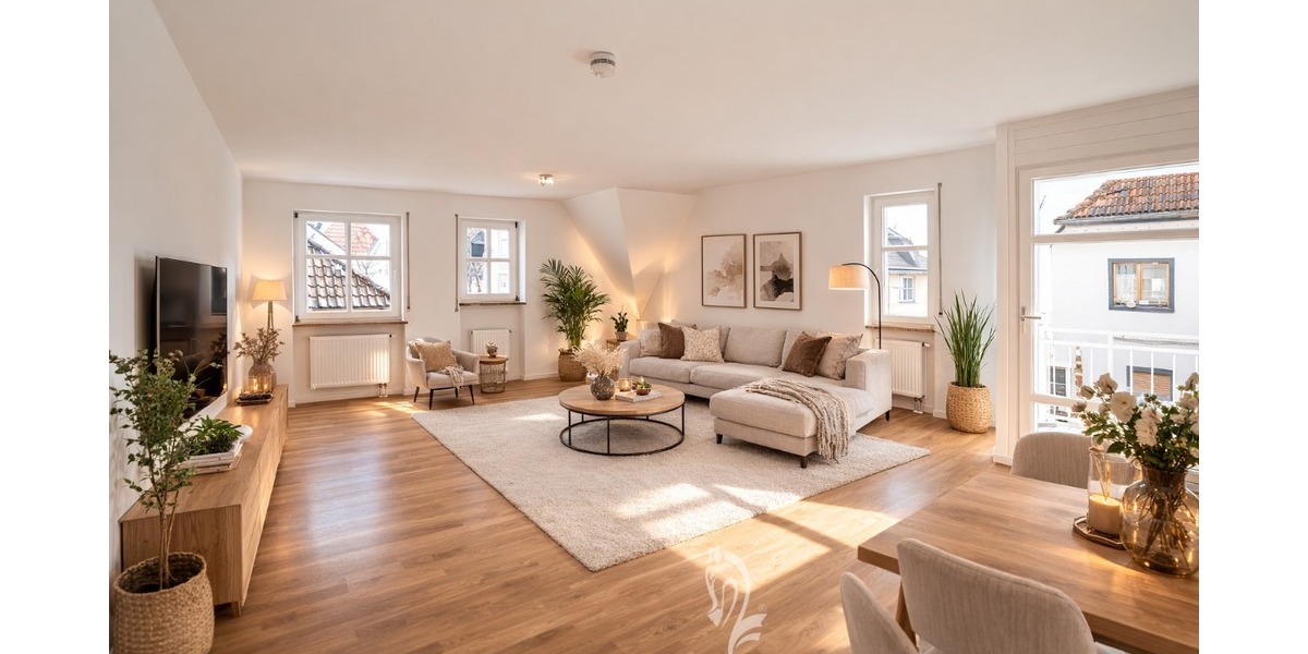 Renovierte 2,5-Zimmer-Wohnung mit Balkon, zentral und ruhig - Etagenwohnung Haßfurt | Angebot:25542190