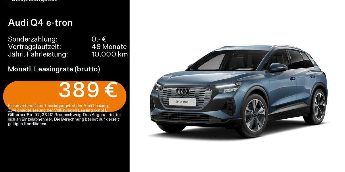 Audi Q4 e-tron 5.105 km 37.590 &euro; Schweinfurt 97424