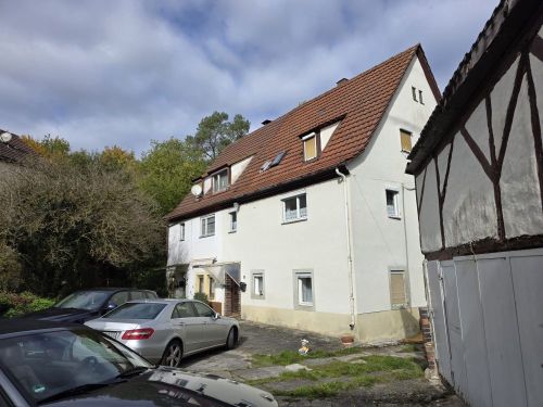 Einfamilienhaus mit grüner Oase, Gärten, Garagentrakt und Scheune in 97453 Schonungen-Hausen (ID 10609) - Einfamilienhaus Schonungen Schonungen | Angebot:26439863