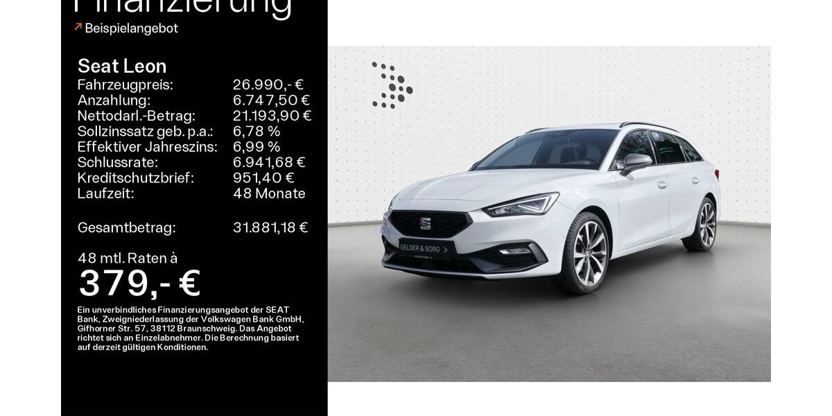 Seat Leon 31.119 km 26.990 &euro; Haßfurt 97437