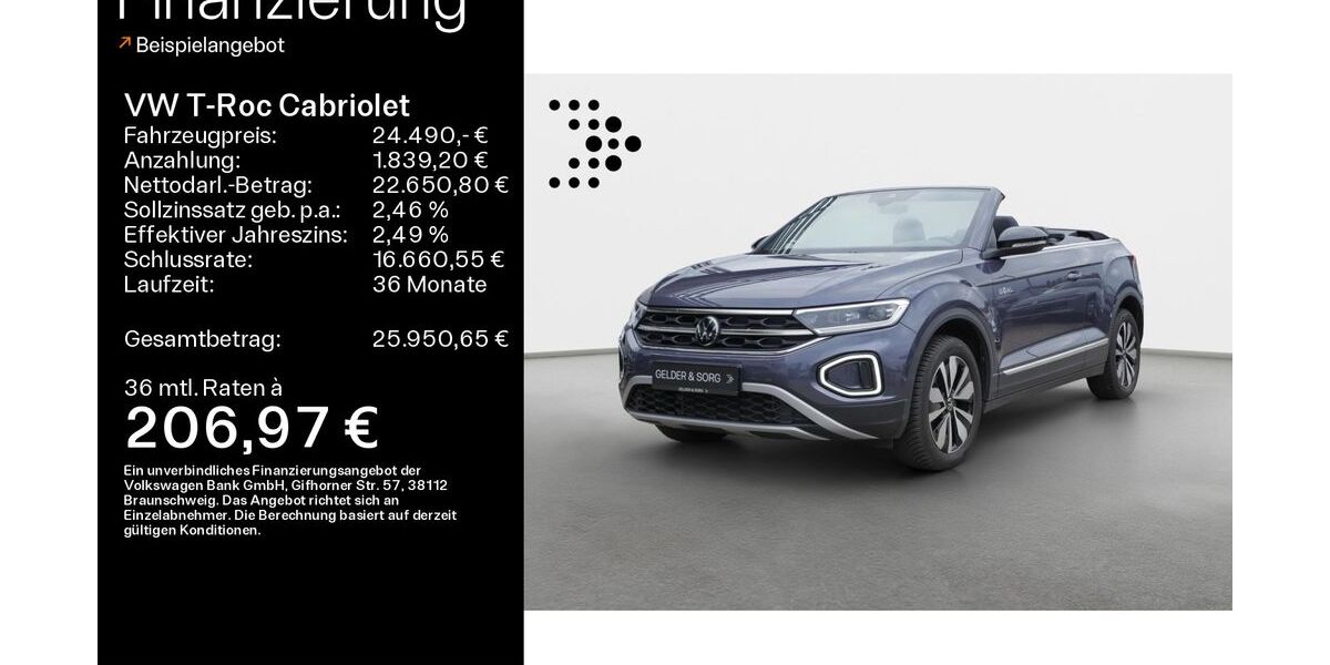 VW T-Roc 20.100 km 24.490 &euro; Haßfurt 97437