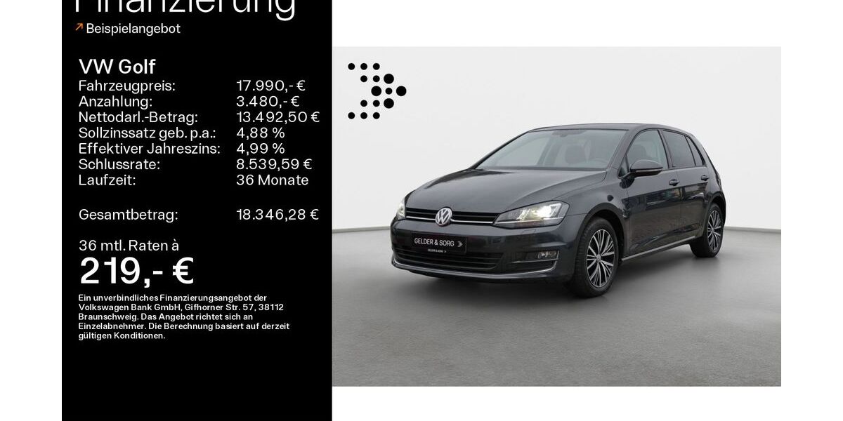VW Golf 88.300 km 16.880 &euro; Bad Kissingen 97688