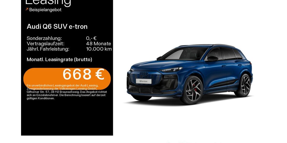 Audi Q6 e-tron 16.687 km 68.590 &euro; Schweinfurt 97424