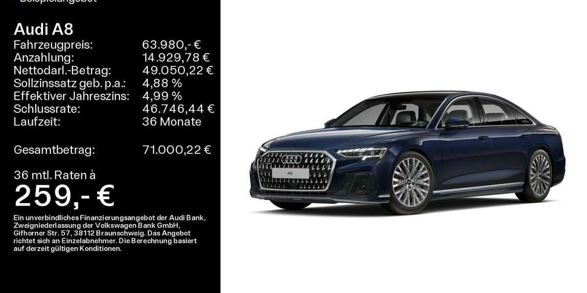 Audi A8 29.209 km 63.980 &euro; Haßfurt 97437