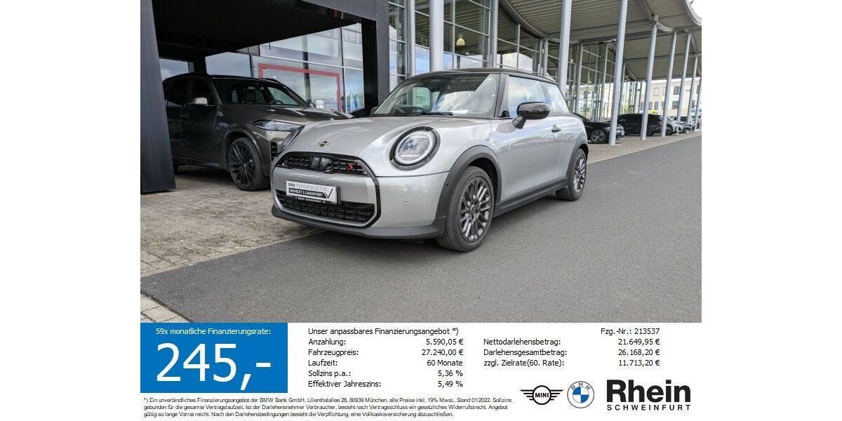 Mini Cooper S 18.769 km 26.490 &euro; Schweinfurt 97424