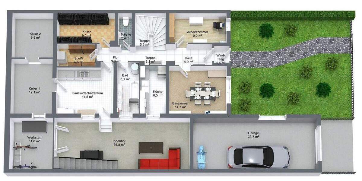 Einfamilienhaus Retzstadt - 8 Zimmer, 185 m&sup2;, 295.000&euro; | Angebot:25716350