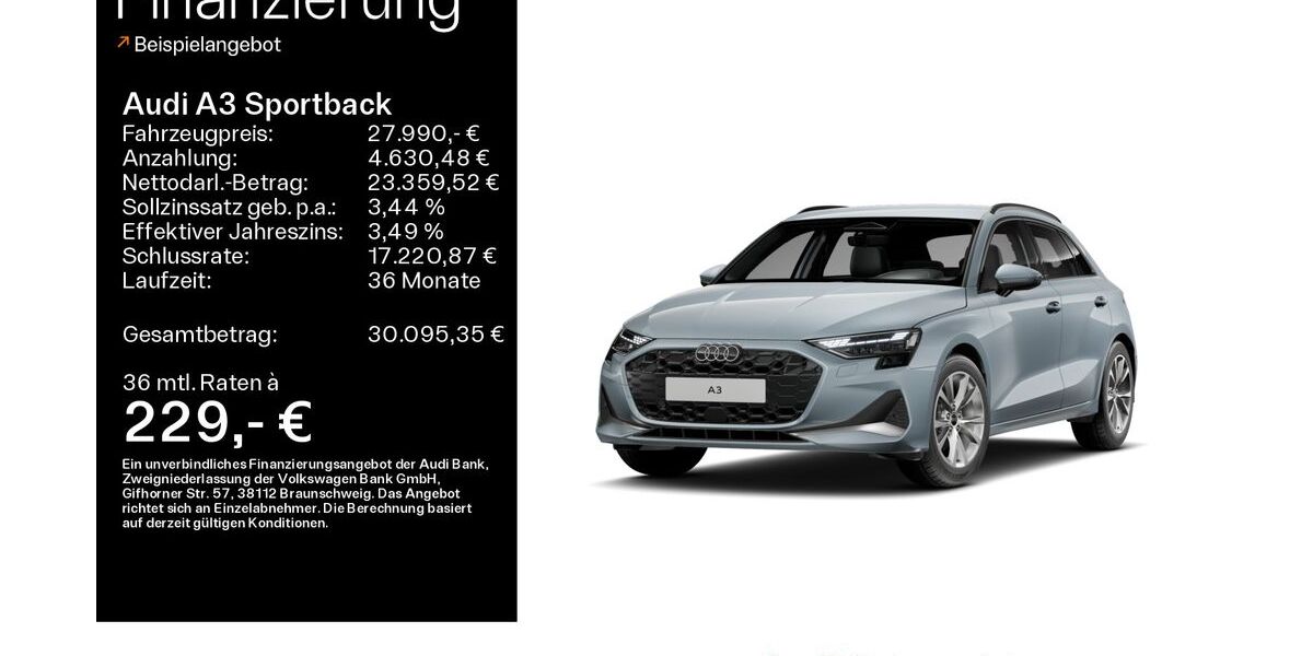 Audi A3 6.757 km 27.990 &euro; Haßfurt 97437