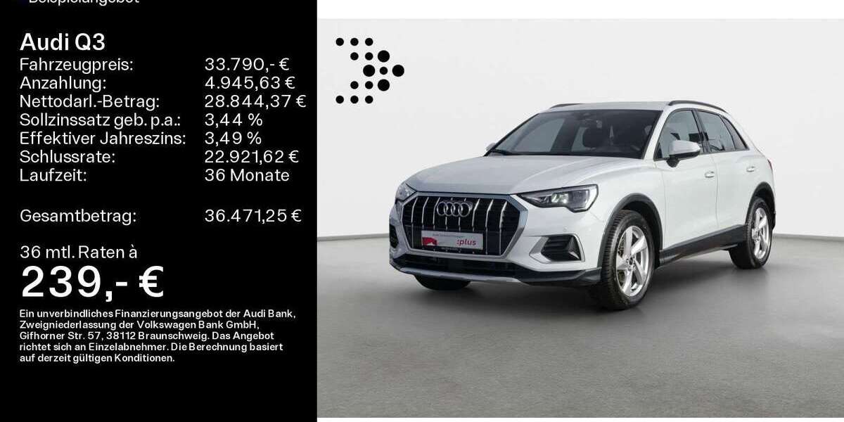 Audi Q3 14.345 km 33.790 &euro; Haßfurt 97437