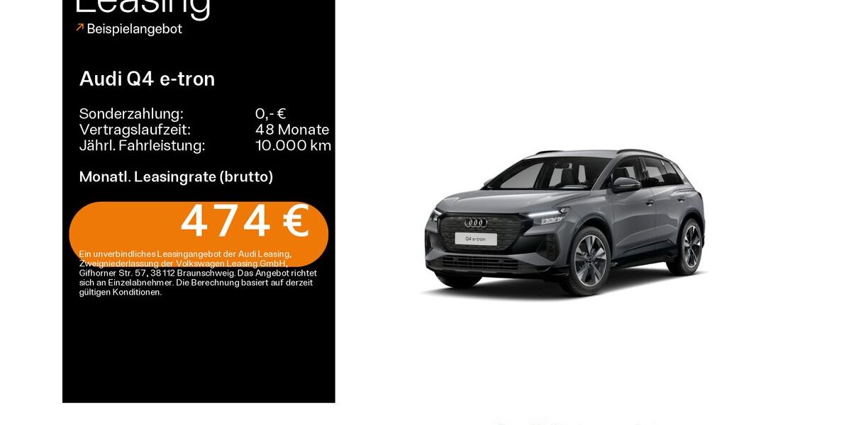 Audi Q4 e-tron 100.802 km 28.360 &euro; Schweinfurt 97424