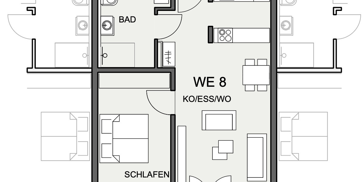 Etagenwohnung Niederwerrn - 2 Zimmer, 64 m&sup2;, 289.736&euro; | Angebot:25668861