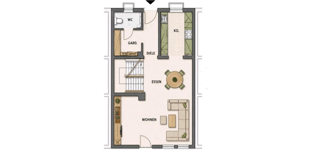 Reihenhaus Schweinfurt Haardt - 6 Zimmer, 134 m&sup2;, 458.000&euro; | Angebot:26941533