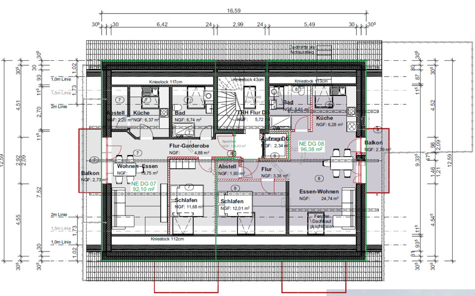 Erdgeschoßwohnung Hohenroth - 5 Zimmer, 95 m&sup2;, 310.000&euro; | Angebot:25393499