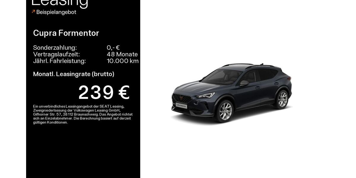 Cupra Formentor 78.756 km 23.980 &euro; Haßfurt 97437