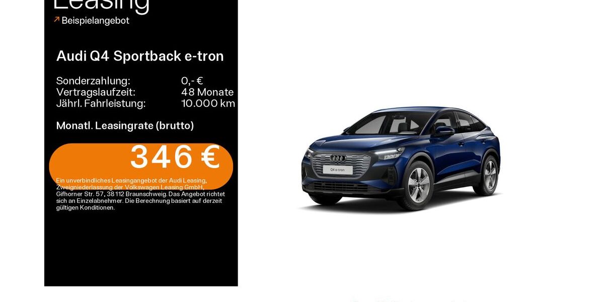Audi Q4 e-tron 37.811 km 25.980 &euro; Haßfurt 97437