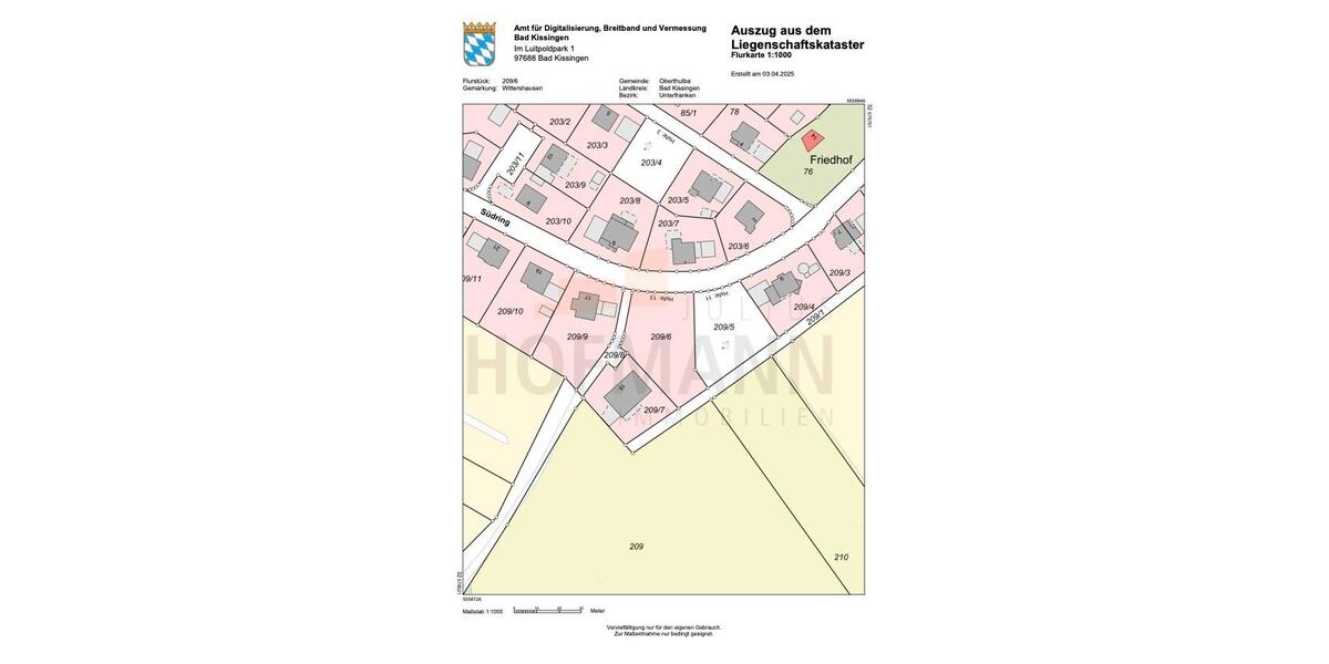 Grundstück Oberthulba - 100.000&euro; | Angebot:20111333