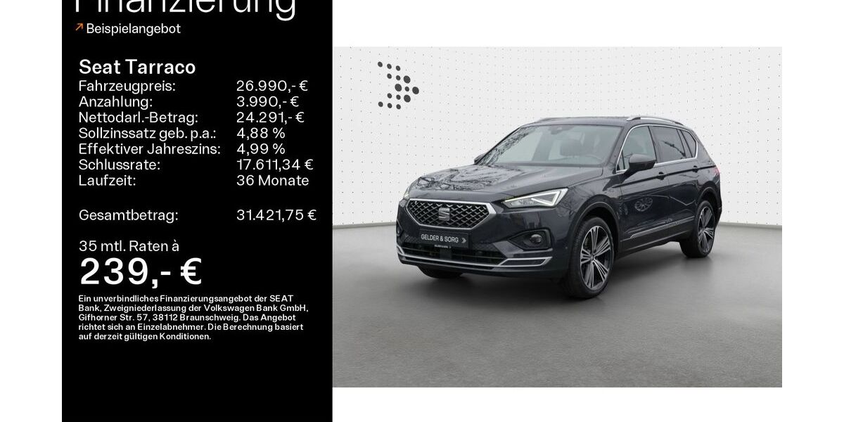 Seat Tarraco 125.308 km 26.990 &euro; Haßfurt 97437