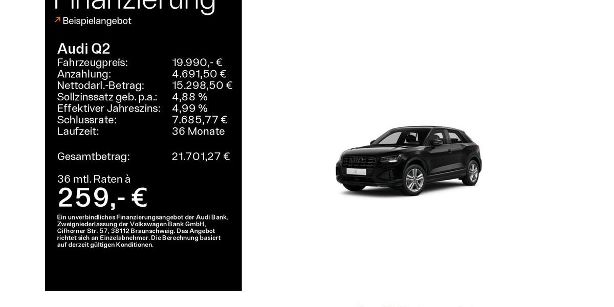 Audi Q2 142.279 km 19.990 &euro; Haßfurt 97437