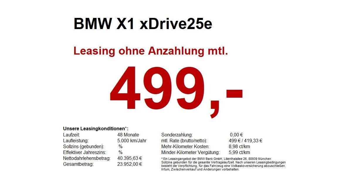 BMW X1 19.507 km 39.850 &euro; Schweinfurt 97424