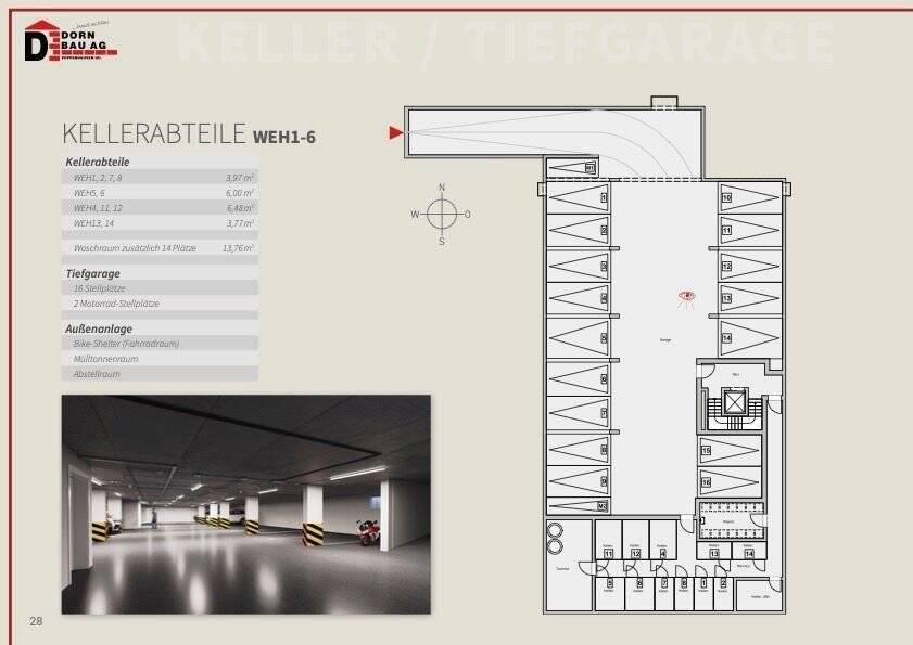 Etagenwohnung Niederwerrn - 2 Zimmer, 209.000&euro; | Angebot:25725566