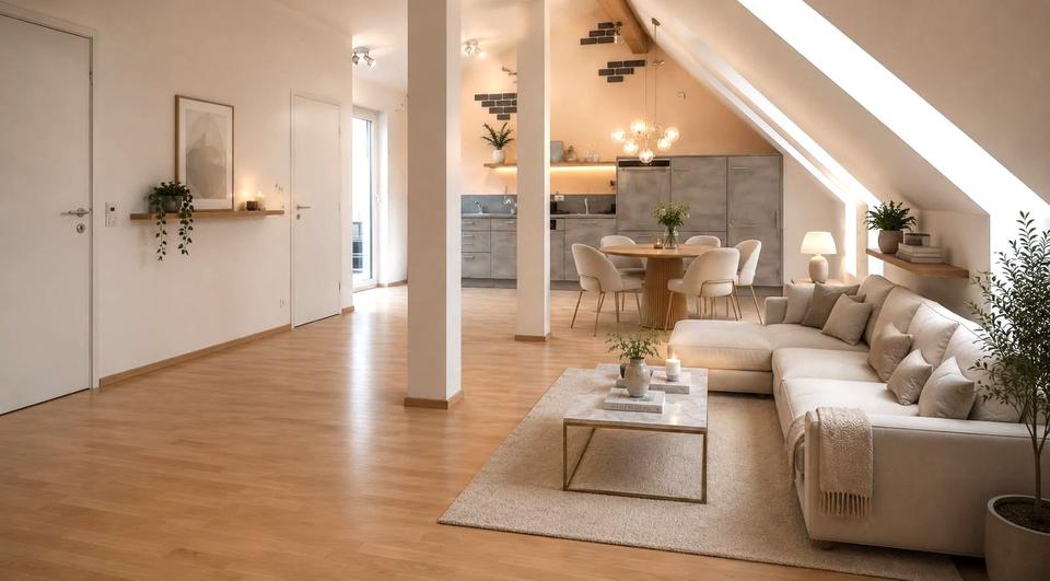 Maisonettenwohnung Schweinfurt Gartenstadt - 4 Zimmer, 104 m&sup2;, 265.000&euro; | Angebot:27289585