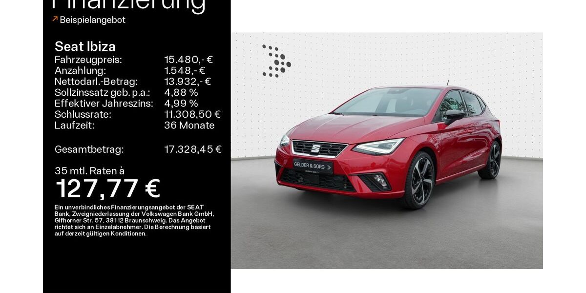 Seat Ibiza 77.897 km 15.480 &euro; Haßfurt 97437