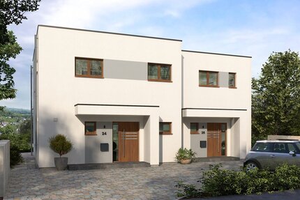 Modernes Mehrgenerationenhaus im Bauhausstil mit vielseitiger Einliegerwohnung - Haus Schweinfurt Bellevue | Angebot:27340887
