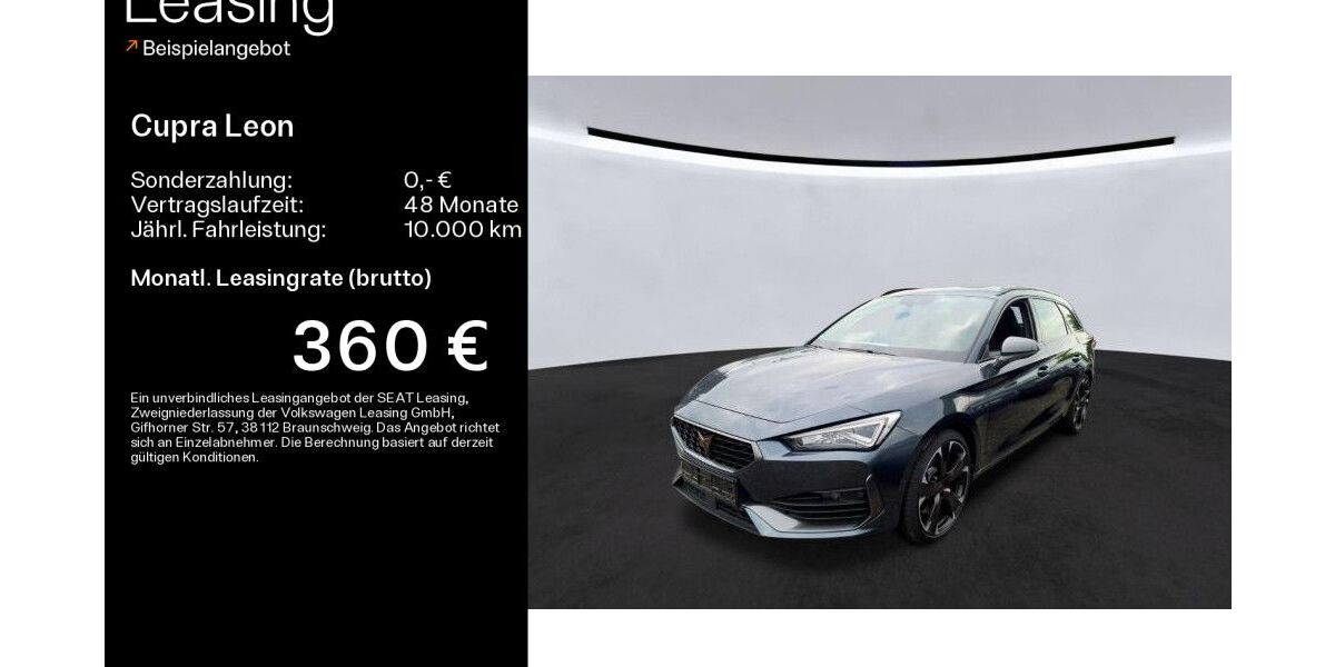 Cupra Leon 44.403 km 26.990 &euro; Haßfurt 97437