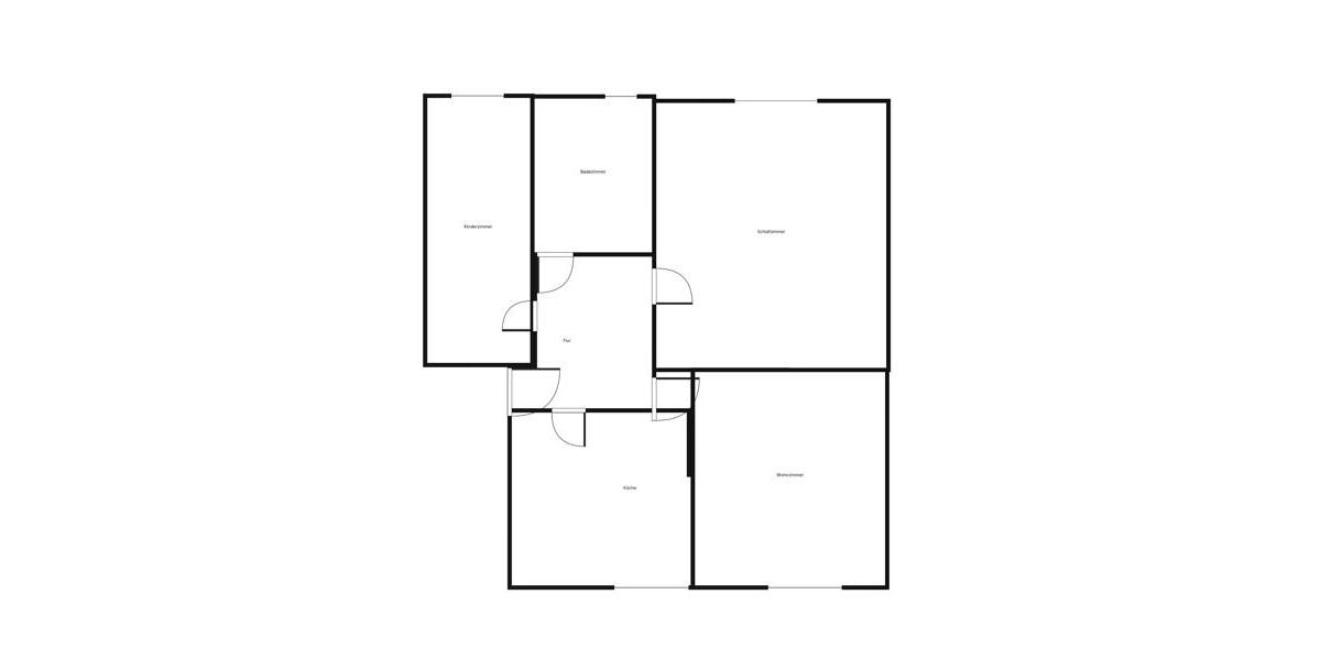 Etagenwohnung Schweinfurt Gartenstadt - 3 Zimmer, 65 m&sup2;, 555&euro; | Angebot:25881270