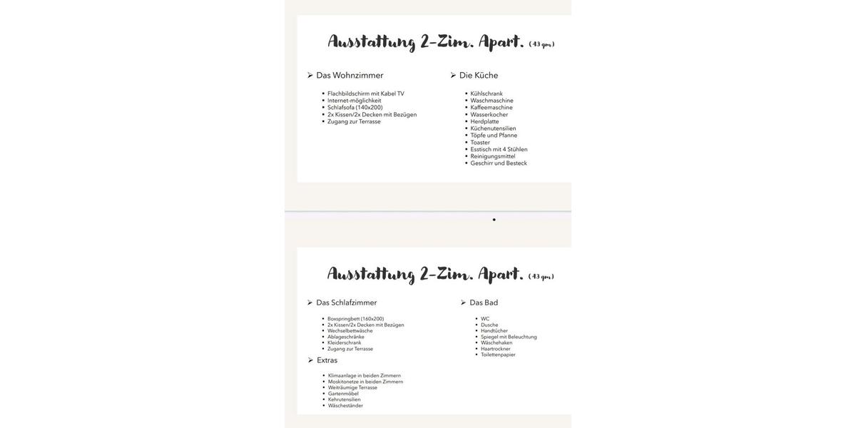 Etagenwohnung Bad Bocklet - 2 Zimmer, 43 m&sup2;, 55&euro; | Angebot:13302574