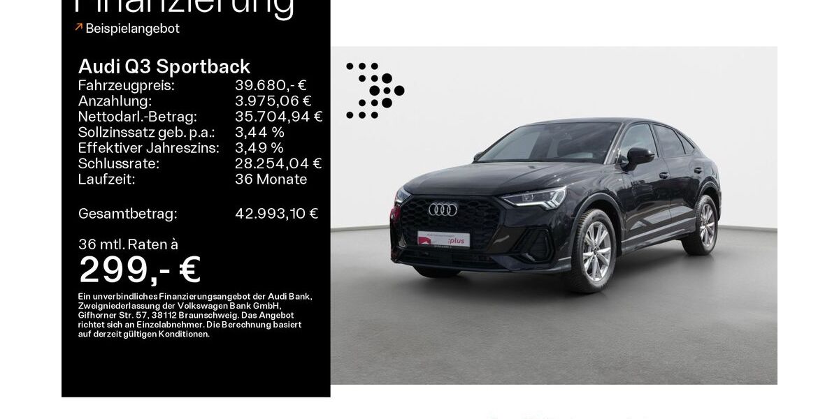Audi Q3 20.278 km 39.390 &euro; Schweinfurt 97424