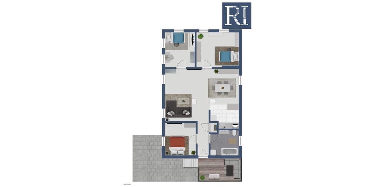 Etagenwohnung Oberpleichfeld - 4 Zimmer, 99 m&sup2;, 242.000&euro; | Angebot:25666651