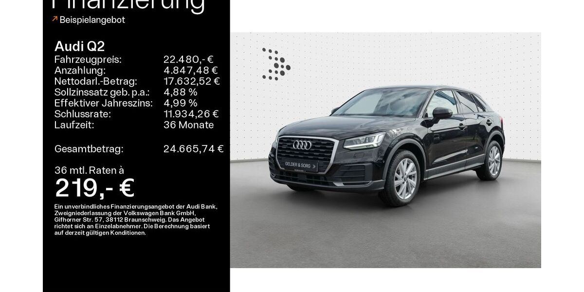 Audi Q2 80.200 km 22.480 &euro; Sand am Main 97522