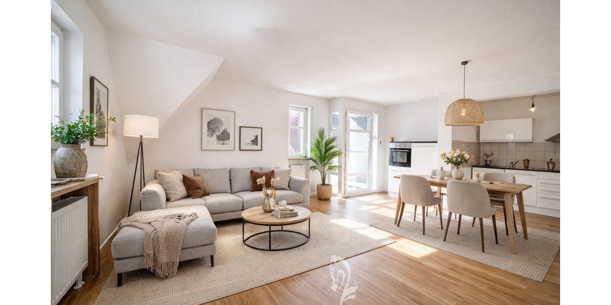 +reserviert+ Renovierte 2,5-Zimmer-Wohnung mit Balkon, zentral und ruhig - Etagenwohnung Haßfurt | Angebot:25542190