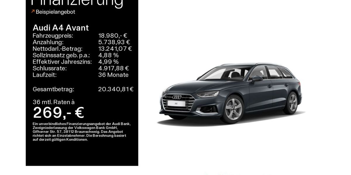 Audi A4 104.614 km 18.980 &euro; Haßfurt 97437