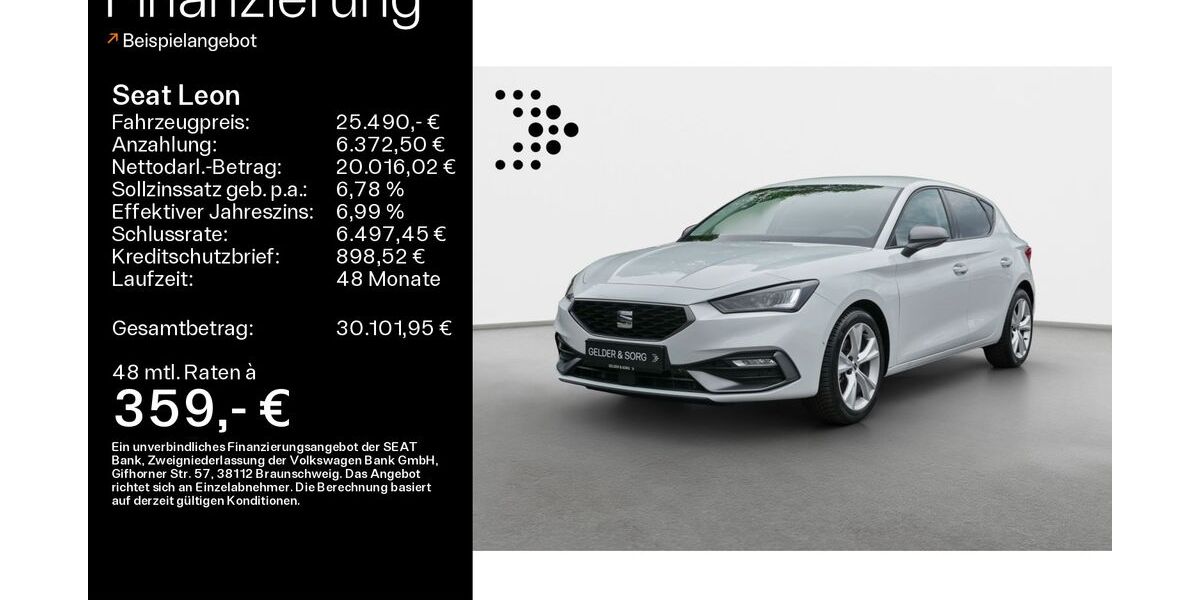 Seat Leon 13.754 km 25.490 &euro; Haßfurt 97437
