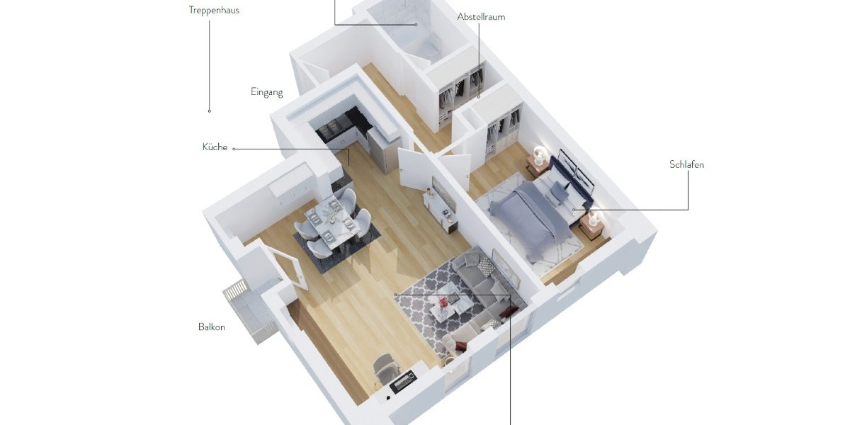 Renovierte 2,5-Zimmer-Wohnung mit Balkon, zentral und ruhig - Etagenwohnung Haßfurt | Angebot:25542190