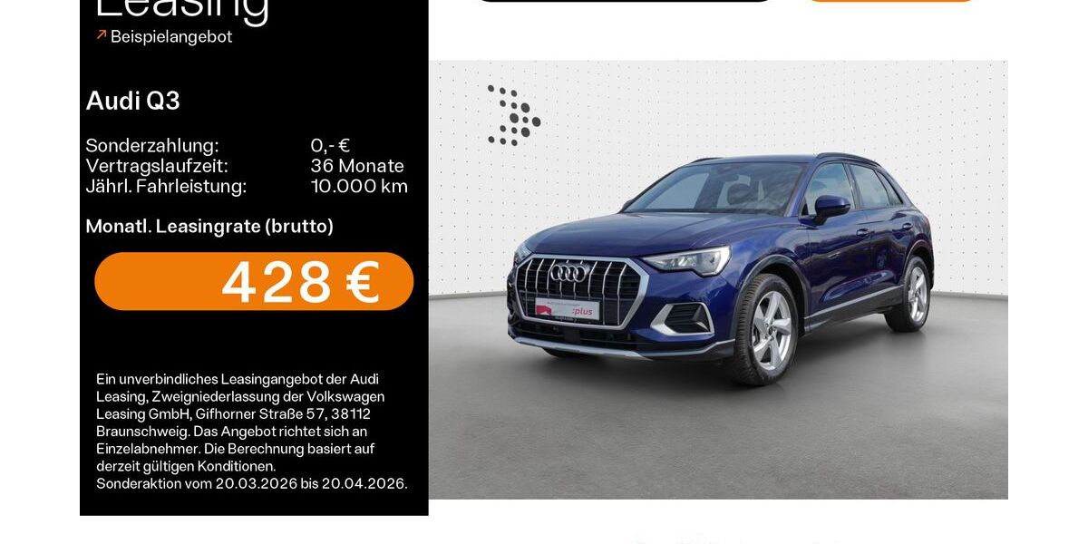 Audi Q3 10.263 km 36.980 &euro; Haßfurt 97437