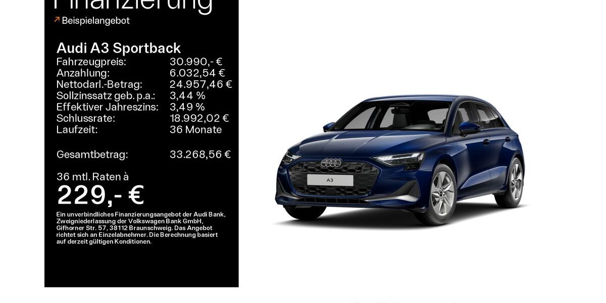 Audi A3 25.995 km 29.980 &euro; Schweinfurt 97424