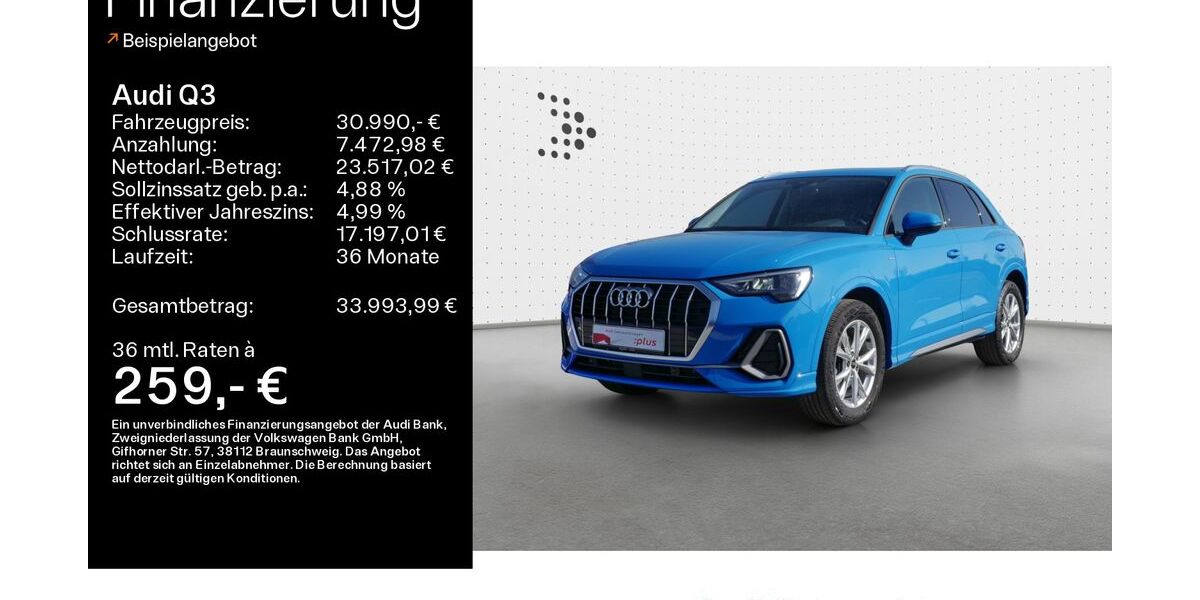 Audi Q3 43.217 km 30.990 &euro; Schweinfurt 97424