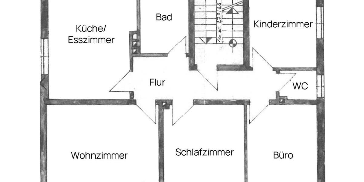 Etagenwohnung Schwebheim - 5 Zimmer, 102 m&sup2;, 1.250&euro; | Angebot:26039163