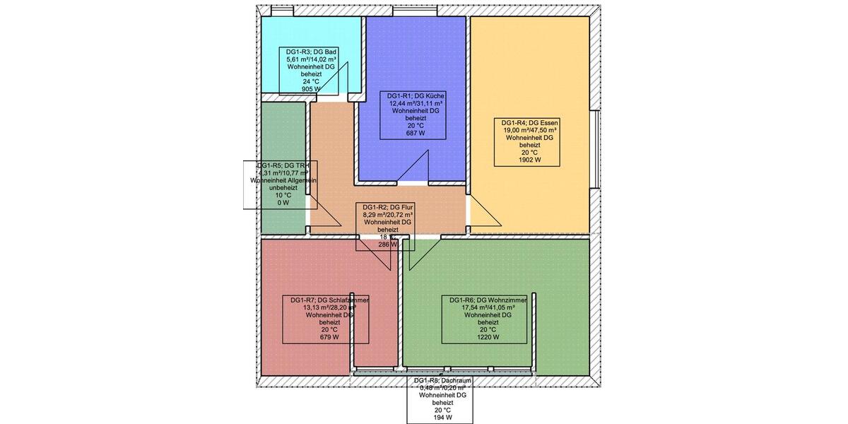 Dachgeschoßwohnung Schonungen Forst - 3 Zimmer, 83 m&sup2;, 949&euro; | Angebot:26047316