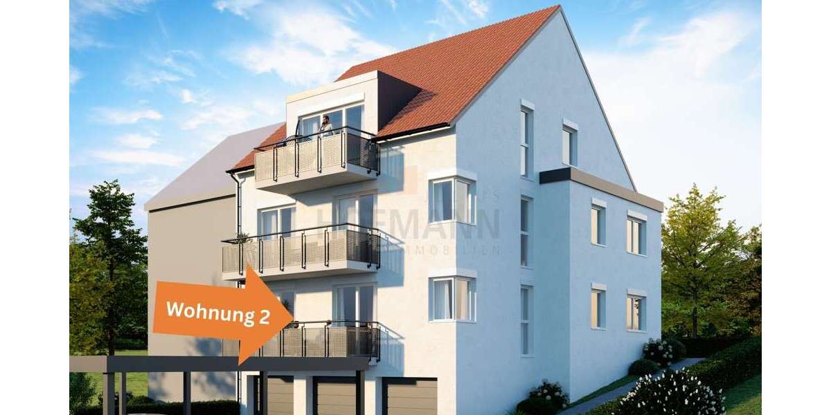 Etagenwohnung Schweinfurt Haardt - 3 Zimmer, 64 m&sup2;, 321.000&euro; | Angebot:26681613