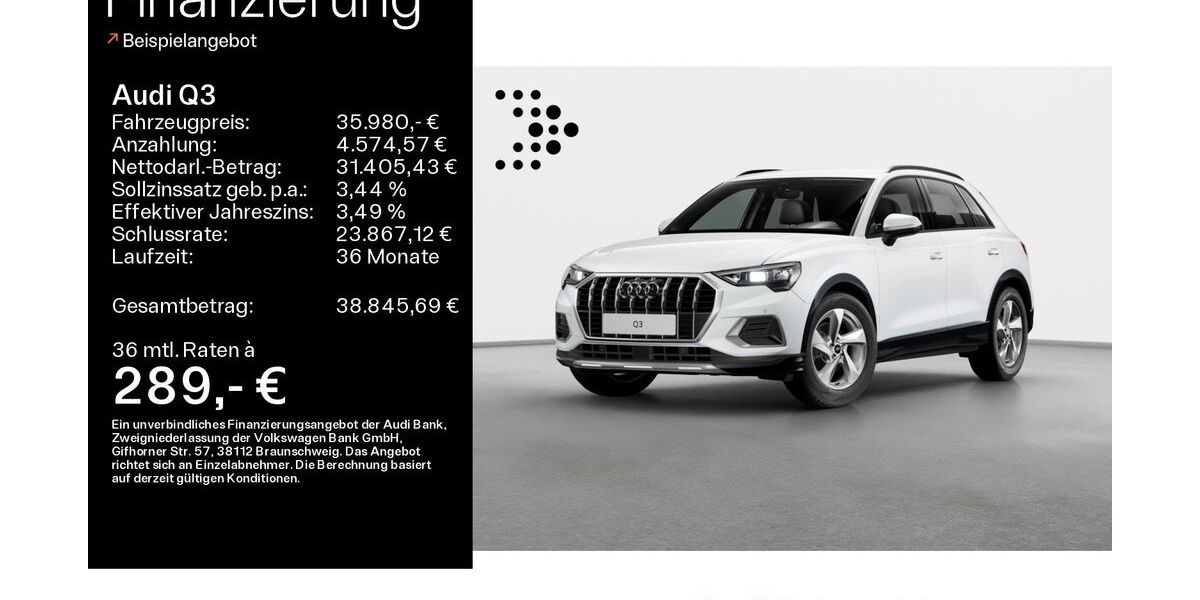 Audi Q3 29.497 km 34.980 &euro; Schweinfurt 97424
