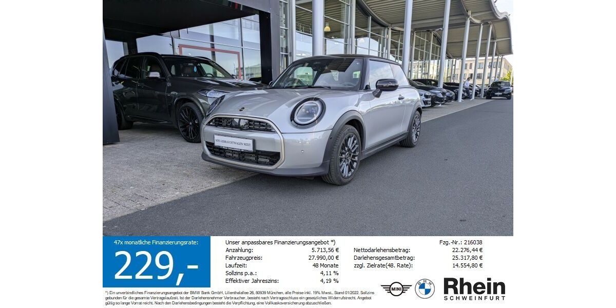Mini Cooper C 2.350 km 27.950 &euro; Schweinfurt 97424