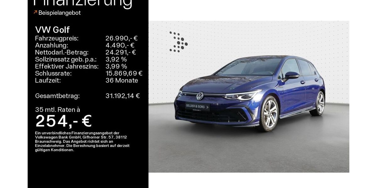 VW Golf 61.962 km 26.490 &euro; Schweinfurt 97424