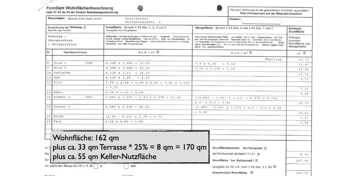 Reihenhaus Gerolzhofen - 6 Zimmer, 170 m&sup2;, 499.000&euro; | Angebot:26934403
