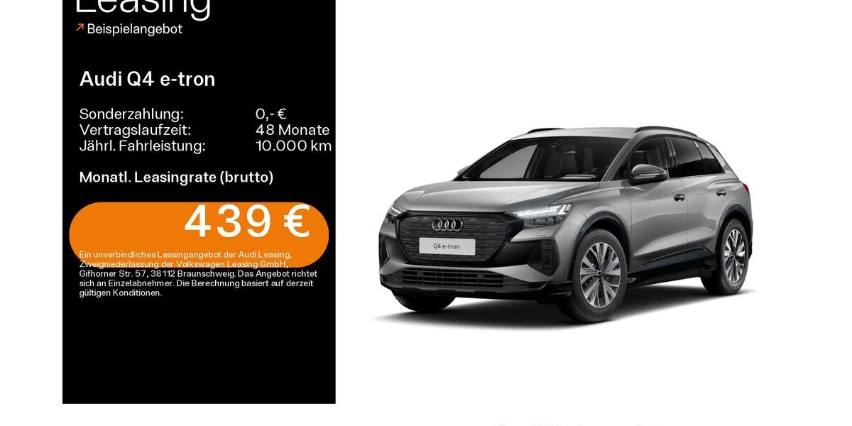 Audi Q4 e-tron 47.395 km 41.690 &euro; Schweinfurt 97424