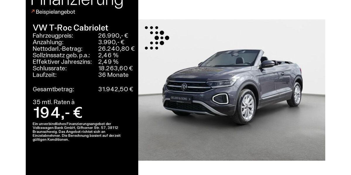 VW T-Roc 8.800 km 24.880 &euro; Schweinfurt 97424