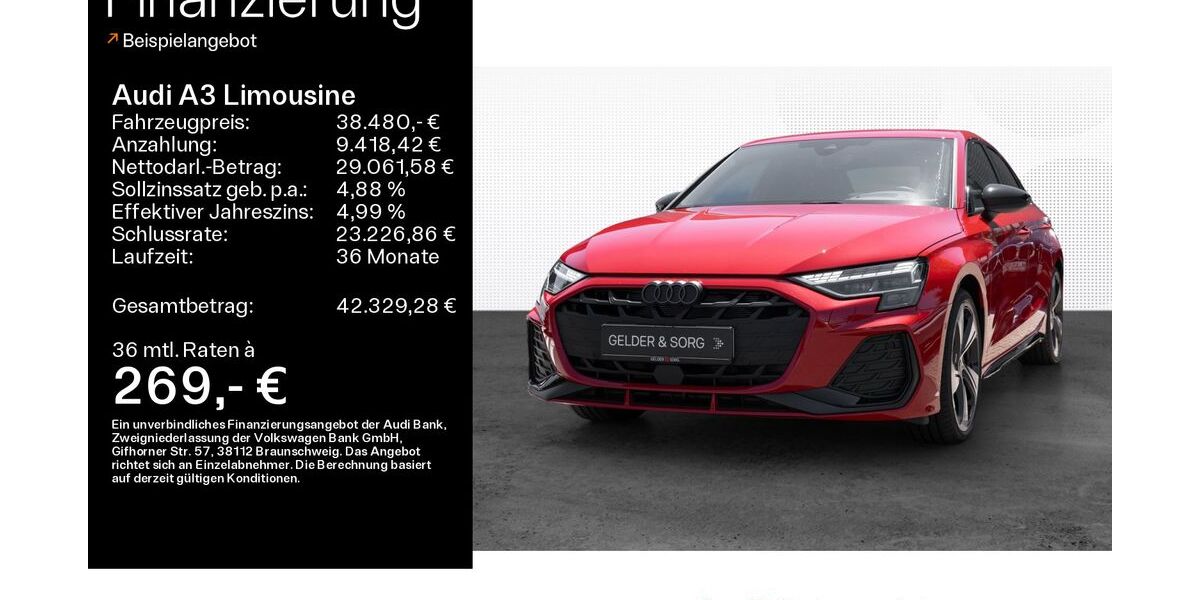 Audi A3 12.500 km 38.480 &euro; Schweinfurt 97424